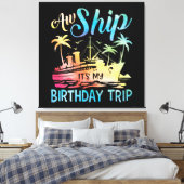 あぁ、なんてこった！誕生日旅行だ キャンバスプリント (インサイチュ (寝室))