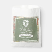 「あぁ、行く場所だ!」 旅行マップ赤ちゃんシャワー フェイバーバッグ (正面)