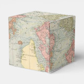 「あぁ、行く場所だ！」 旅行マップ赤ちゃんシャワー フェイバーボックス (裏面サイド)