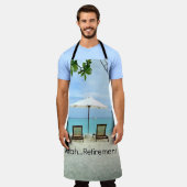 あぁ…退職最高の売りデザイン エプロン (着用した状態)