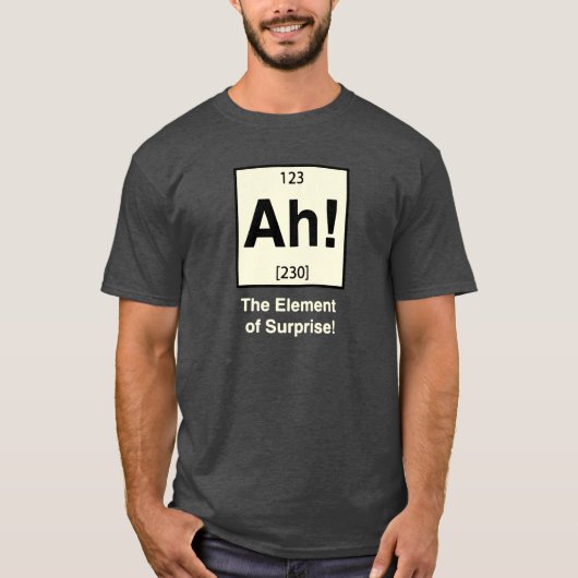 ああおもしろいでオタク系のなワイシャツ意外性 Tシャツ (正面)