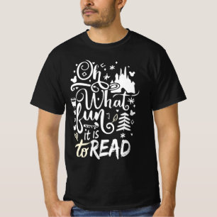 ああおもしろいは何読だ図書館 Tシャツ
