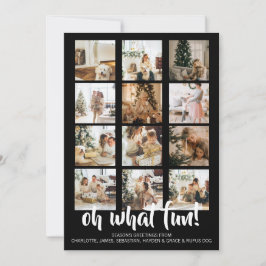 ああおもしろい写真クリスマスパーソナライズされた シーズンカード
