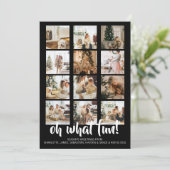 ああおもしろい写真クリスマスパーソナライズされた シーズンカード (スタンド正面)