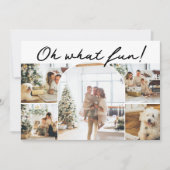 ああおもしろい写真クリスマスパーソナライズされた シーズンカード (正面)