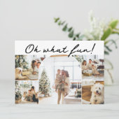 ああおもしろい写真クリスマスパーソナライズされた シーズンカード (スタンド正面)