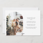 ああおもしろい写真クリスマスパーソナライズされた シーズンカード (裏面)