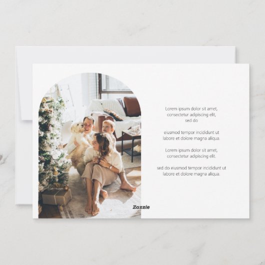 ああおもしろい写真クリスマスパーソナライズされた シーズンカード (裏面)