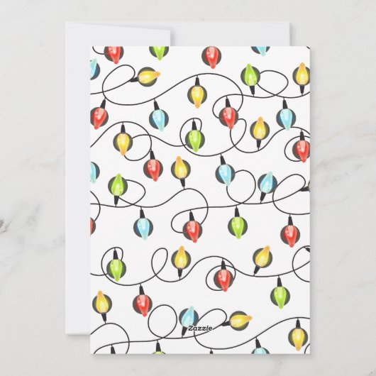 ああおもしろい写真クリスマスパーソナライズされた シーズンカード (裏面)