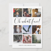 ああおもしろい写真クリスマスパーソナライズされた シーズンカード (正面)