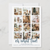 ああおもしろい写真クリスマスパーソナライズされた シーズンカード (正面)