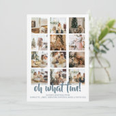 ああおもしろい写真クリスマスパーソナライズされた シーズンカード (スタンド正面)