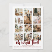 ああおもしろい写真クリスマスパーソナライズされた シーズンカード (正面)