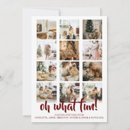 ああおもしろい写真クリスマスパーソナライズされた シーズンカード