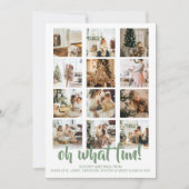 ああおもしろい写真クリスマスパーソナライズされた シーズンカード (正面)