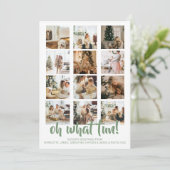 ああおもしろい写真クリスマスパーソナライズされた シーズンカード (スタンド正面)