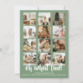 ああおもしろい写真クリスマスパーソナライズされた シーズンカード (正面)