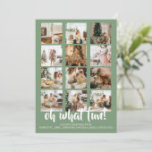 ああおもしろい写真クリスマスパーソナライズされた シーズンカード (スタンド正面)