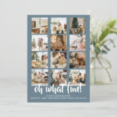 ああおもしろい写真クリスマスパーソナライズされた シーズンカード (スタンド正面)