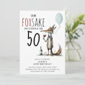 ああおもしろい大人お洒落誕生日 招待状 (スタンド正面)