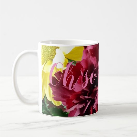 ああかわいらし!秋花マグカップ コーヒーマグカップ (左)