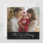 ああそう家族メリーのクリスマスグリーティングカード シーズンカード (正面)