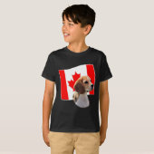 ああカナダ….そしてビーグル。 Tシャツ (正面フル)