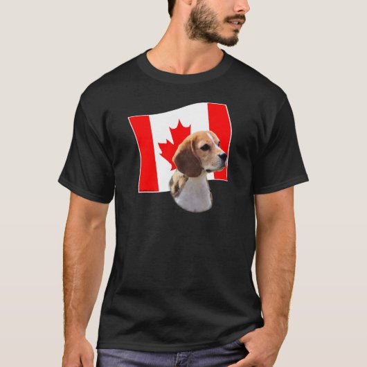 ああカナダ….そしてビーグル。 Tシャツ (正面)