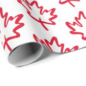 ああカナダ！デイビッグレッドカナダインメイプルリーフ ラッピングペーパー (ロールコーナー)