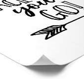 ああキッズのポスター行く場所プリント ポスター (角)