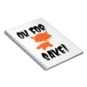 ああキツネ酒だ!おもしろい ノートブック (右側)