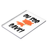 ああキツネ酒だ!おもしろい ノートブック (左側)