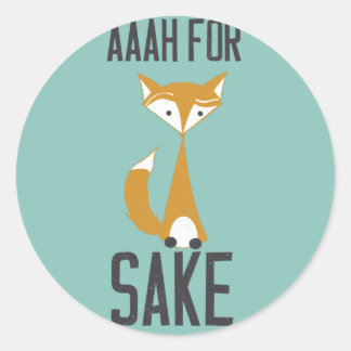 ああキツネ酒だ！ ラウンドシール