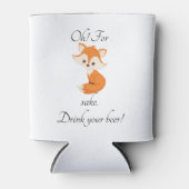 ああキツネ酒にビールを飲みなさい 缶クーラー (正面)