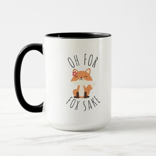 ああキツネ酒コーヒーマグ マグカップ (左)