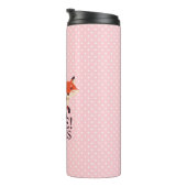 ああキツネ酒名前をカスタムする タンブラー (回転右)