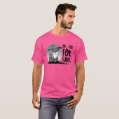ああキツネ酒男性へ動物女5 Tシャツ (正面フル)