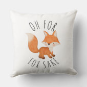 ああキツネ酒 クッション (裏面)