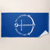 ああキャプテン・マイ・キャプテン ビーチタオル (正面)