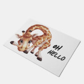 ああキリン ドアマット (アングル)