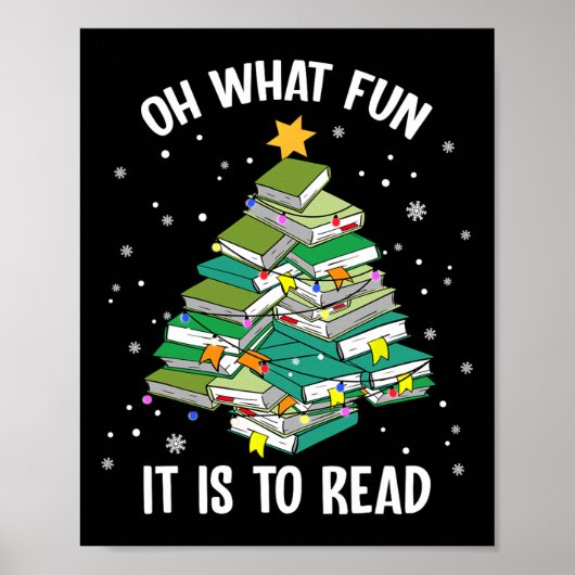 ああクリスマスの木の本の愛読に何のおもしろいだ ポスター (正面)
