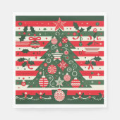 ああクリスマスツリー、ああクリスマス スタンダードランチョンナプキン (正面)