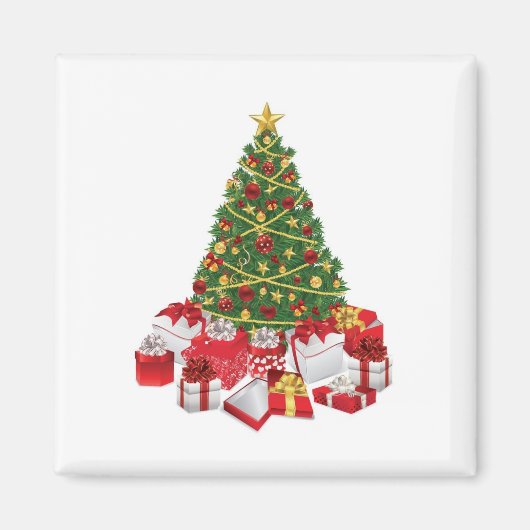 ああクリスマスツリー マグネット (正面)