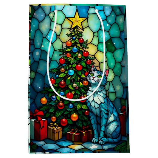 ああクリスマスツリー ミディアムペーパーバッグ (正面)