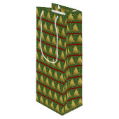 ああクリスマスツリー ワインギフトバッグ (正面アングル)
