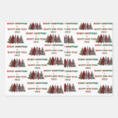 ああクリスマスツリーASL! ラッピングペーパーシート (正面3)