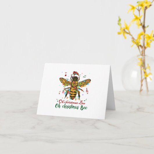 ああクリスマスビーああクリスマスビー光 カード (黄色い花)