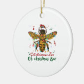 ああクリスマスビーああクリスマスビー光 セラミックオーナメント (左)