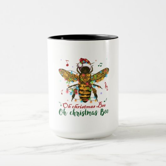 ああクリスマスビーああクリスマスビー光 マグカップ (中央)