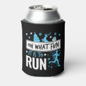 ああクリスマス走ランナーの走おもしろい 缶クーラー (缶裏面)